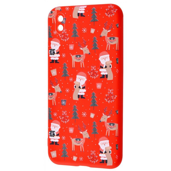 

TPU чехол WAVE Fancy для Samsung Galaxy M01 Core / A01 Core Santa Claus and Deer / Red (9597039)