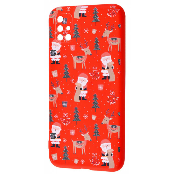 

TPU чехол WAVE Fancy для Samsung Galaxy M31s Santa Claus and Deer / Red (1428644)