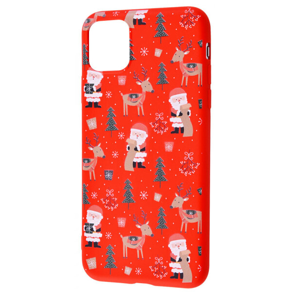 

TPU чехол WAVE Fancy для Apple iPhone 12 mini (5.4") Santa Claus and Deer / Red (7022694)