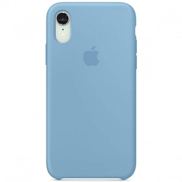 

Чехол Silicone case (A) для Apple iPhone XR (6.1) Голубой / Cornflower (111711)
