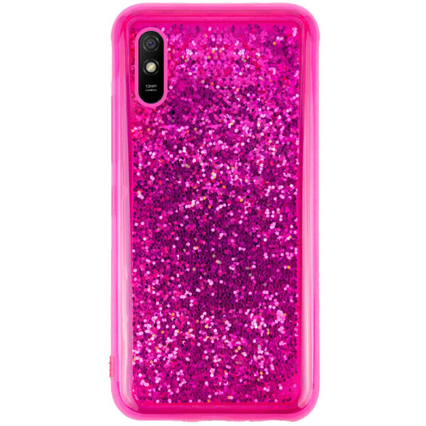 

TPU+PC чехол Sparkle (glitter) для Xiaomi Redmi 9A Малиновый (6958751)
