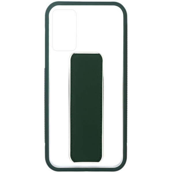 

Чехол TPU+PC Hand holder для Samsung Galaxy Note 20 Dark green (3718087)