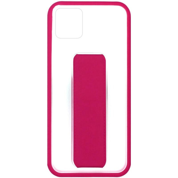 

Чехол TPU+PC Hand holder для Apple iPhone 11 (6.1") Малиновый (3186468)