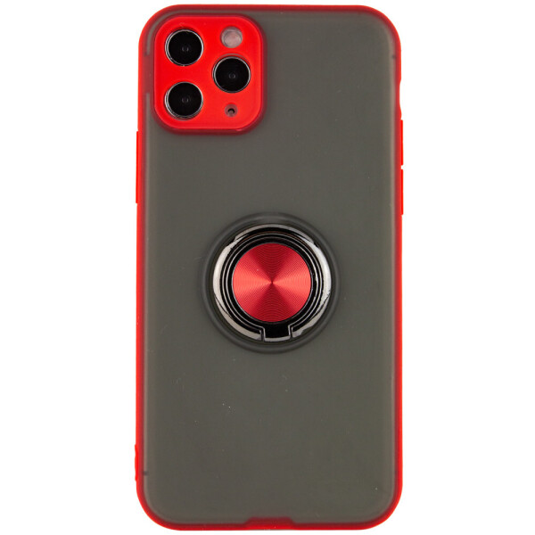 

TPU-PC чехол Deen Shadow Ring series для Apple iPhone 11 Pro (5.8") Красный (5103536)