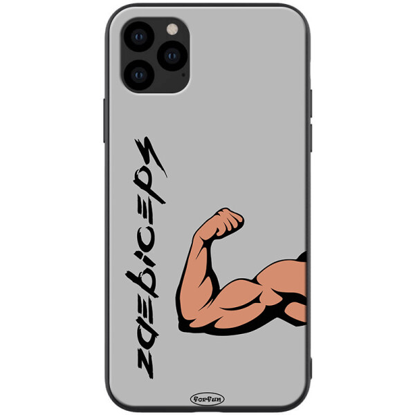 

TPU+PC чехол ForFun для Apple iPhone 11 Pro (5.8") Бицепс / Серый (4652680)