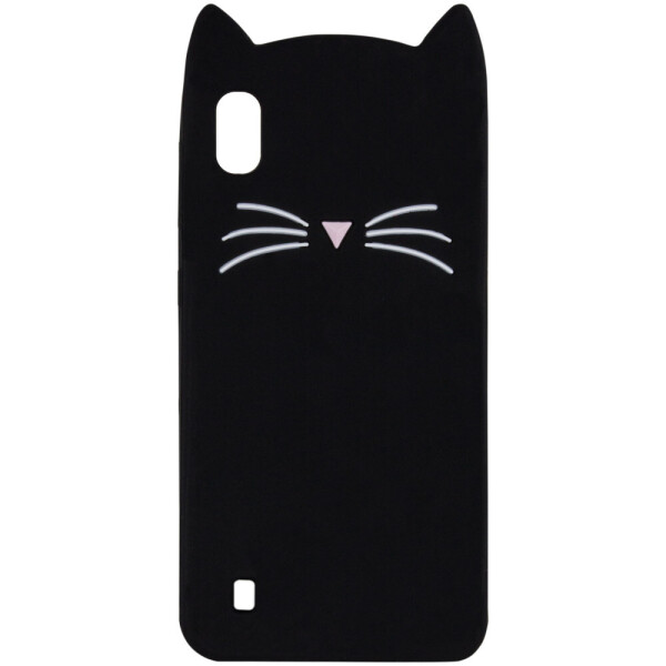 

Силиконовая накладка 3D Cat для Samsung Galaxy A10 (A105F) Черный (7721583)
