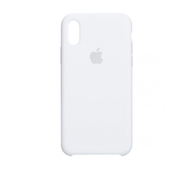 

Чехол Silicone case (AAA) для Apple iPhone X (5.8) / XS (5.8) Белый / White (100993)