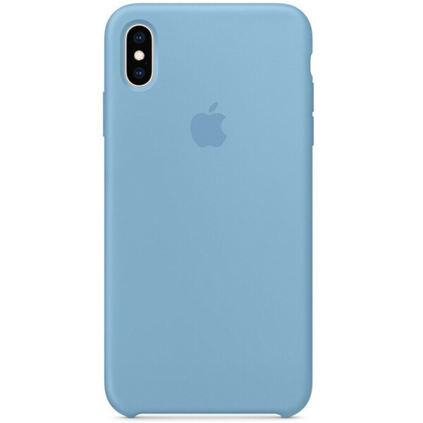

Чехол Silicone case (AAA) для Apple iPhone X (5.8) / XS (5.8) Голубой / Cornflower (111865)