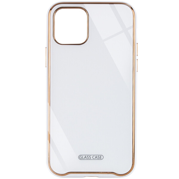 

TPU+Glass чехол Venezia для Apple iPhone 11 Pro Max (6.5") Белый / White (4245770)
