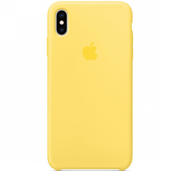 

Чехол Silicone case (AAA) для Apple iPhone X (5.8) Желтый / Canary Yellow (111866)