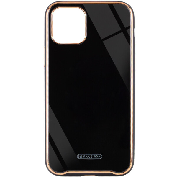 

TPU+Glass чехол Venezia для Apple iPhone 11 Pro (5.8") Черный / Black (5234929)