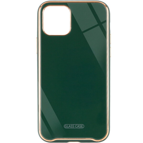 

TPU+Glass чехол Venezia для Apple iPhone 11 Pro (5.8") Зеленый / Dark Green (4699920)