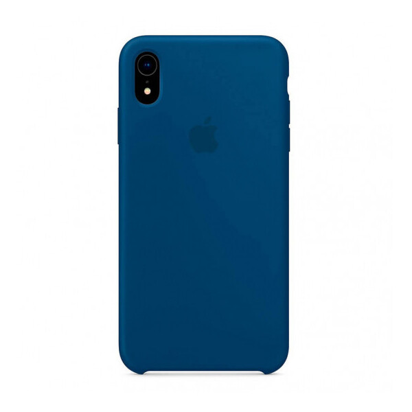 

Чехол Silicone case (AAA) для Apple iPhone X (5.8) Синий / Blue Horizon (101002)