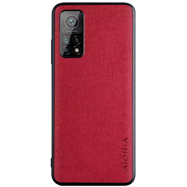

Чехол AIORIA Textile PC+TPU для Xiaomi Mi 10T / Mi 10T Pro Красный (9484223)