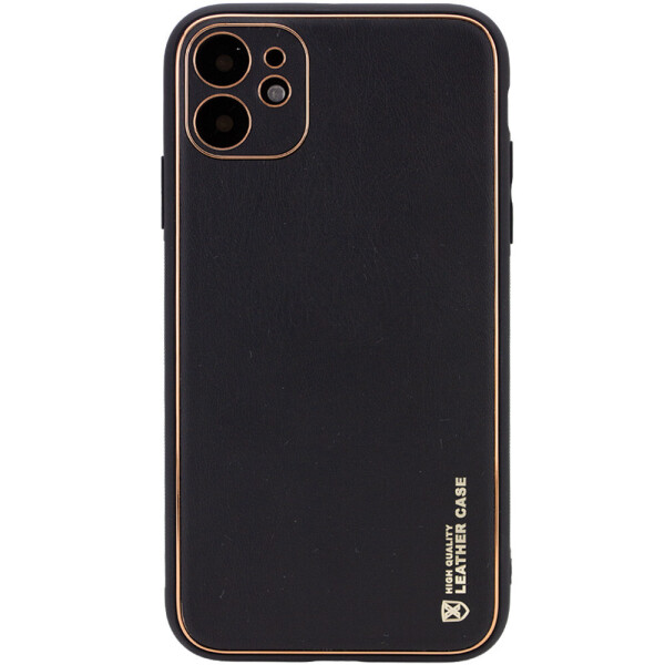 

Кожаный чехол Xshield для Apple iPhone 12 (6.1") Черный / Black (1621841)