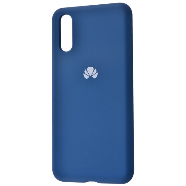 

Чехол Silicone Case Full Protective для Huawei P20 Pro Синий / Navy Blue (104658)