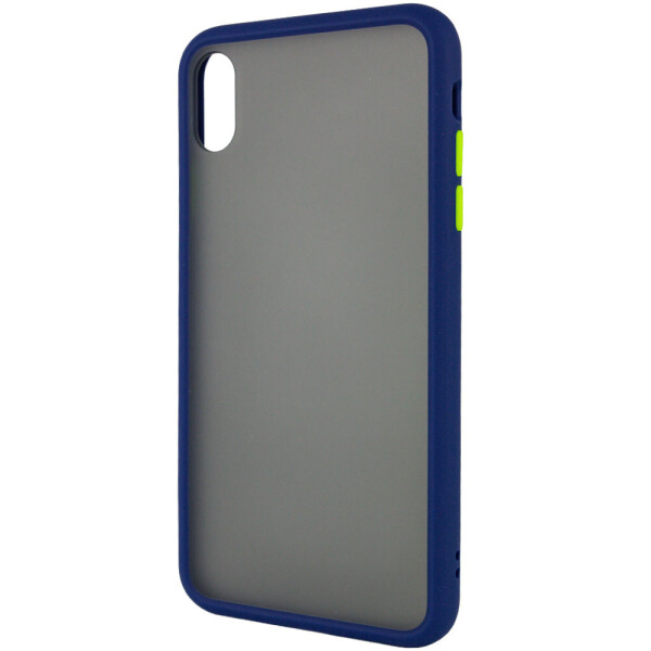 

TPU+PC чехол LikGus Maxshield для Apple iPhone XR (6.1") Синий (5085653)