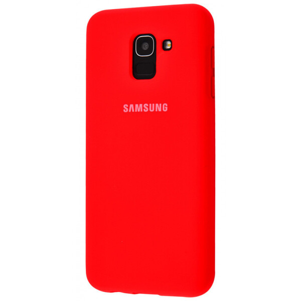 

Чехол Silicone Case Full Protective для Samsung A730 Galaxy A8+ (2018) Красный / Red (111056)