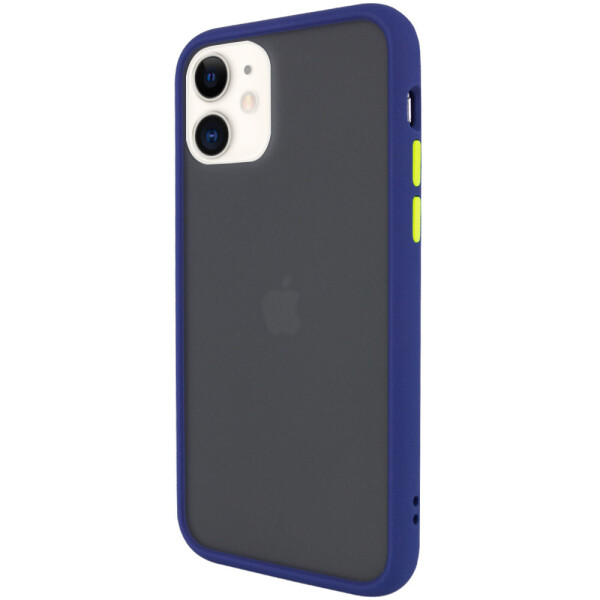 

TPU+PC чехол LikGus Maxshield для Apple iPhone 11 (6.1") Синий (8151827)