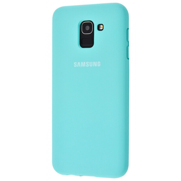 

Чехол Silicone Case Full Protective для Samsung J600F Galaxy J6 (2018) Бирюзовый / Light blue (110439)
