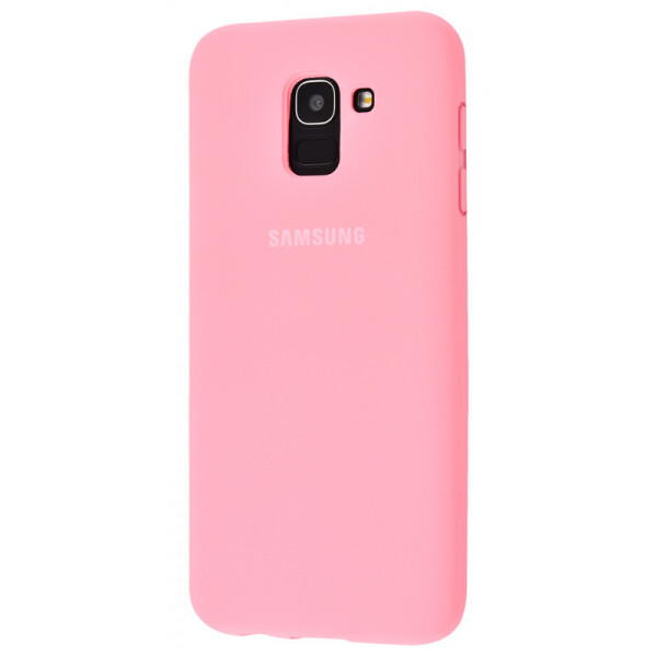 

Чехол Silicone Case Full Protective для Samsung J600F Galaxy J6 (2018) Розовый / Light pink (110782)