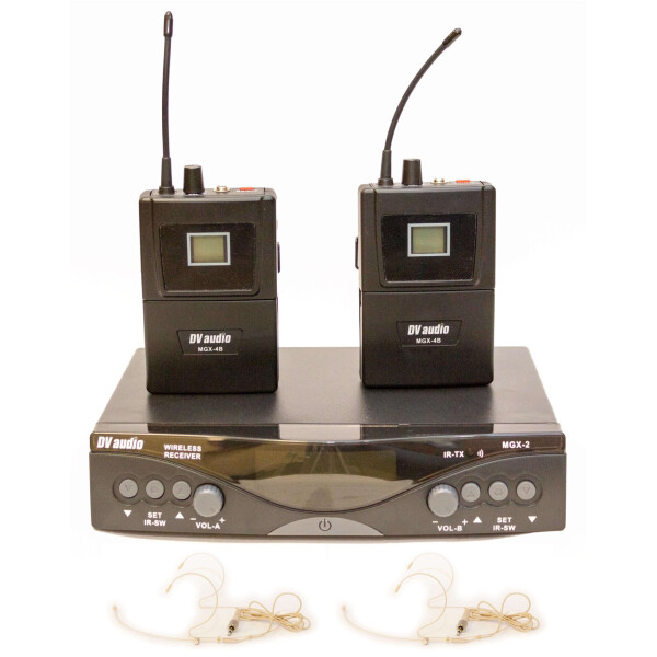 

Радиосистема DV audio MGX-24B с гарнитурами телесного цвета