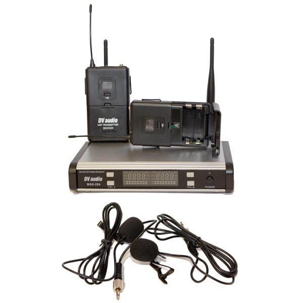 

Радиосистема DV audio BGX-224 Dual с петличными микрофонами