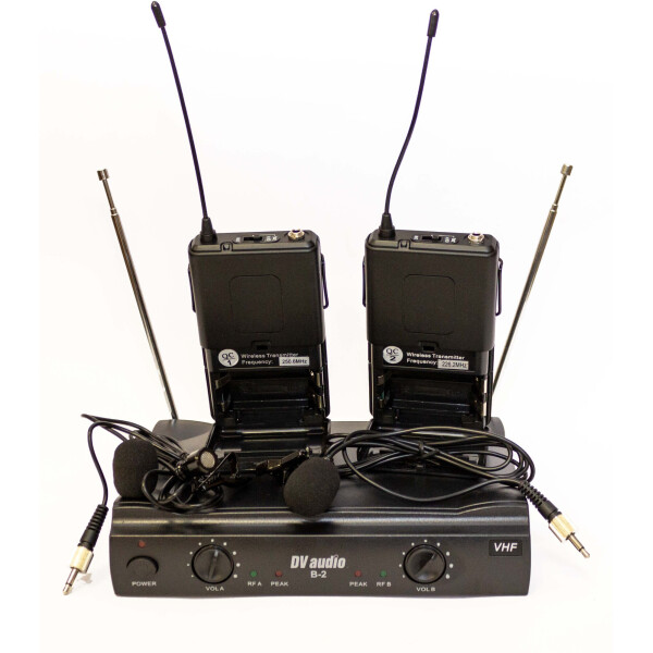 

Радиосистема DV audio B-2 с петличными микрофонами