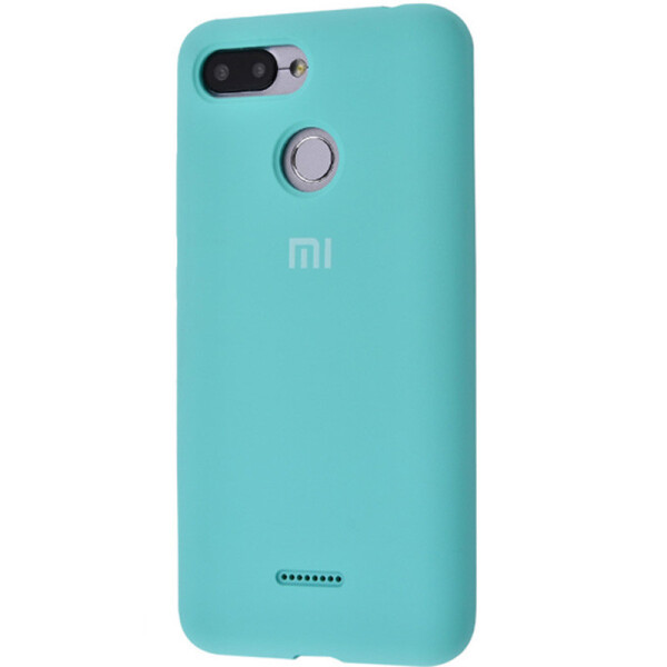 

Чехол Silicone Case Full Protective для Xiaomi Redmi 6 / 6A Голубой / Light Blue (110444)