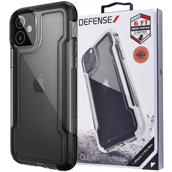

Чехол Defense Clear Series (TPU+PC) для Apple iPhone 12 mini (5.4") Черный (7147894)