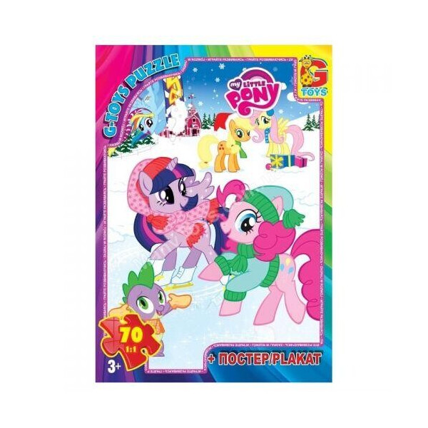 

Пазлы "Little Pony", 70 элементов + плакат MLP005