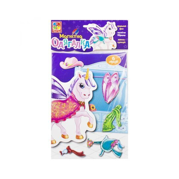 

Магнитная игра "Одевашка: Единорог" (укр) VT3204-24