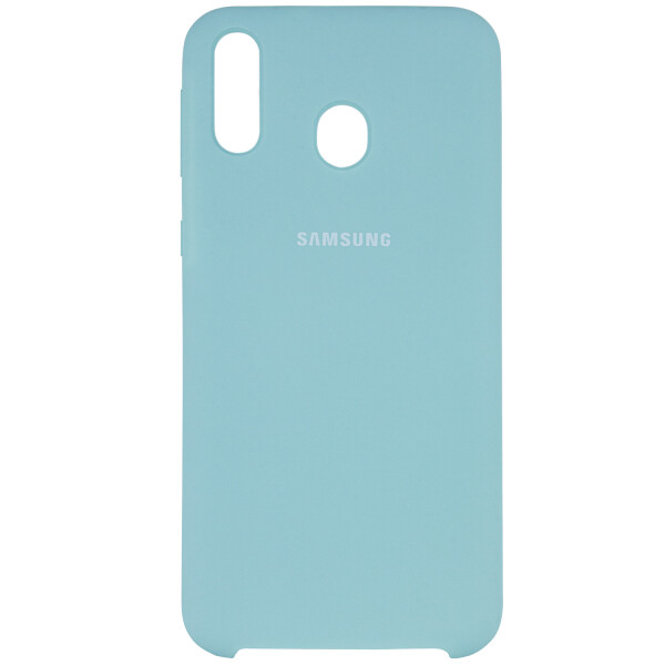 

Чехол Silicone case для Samsung Galaxy M20 Голубой / Marine Green (101112)