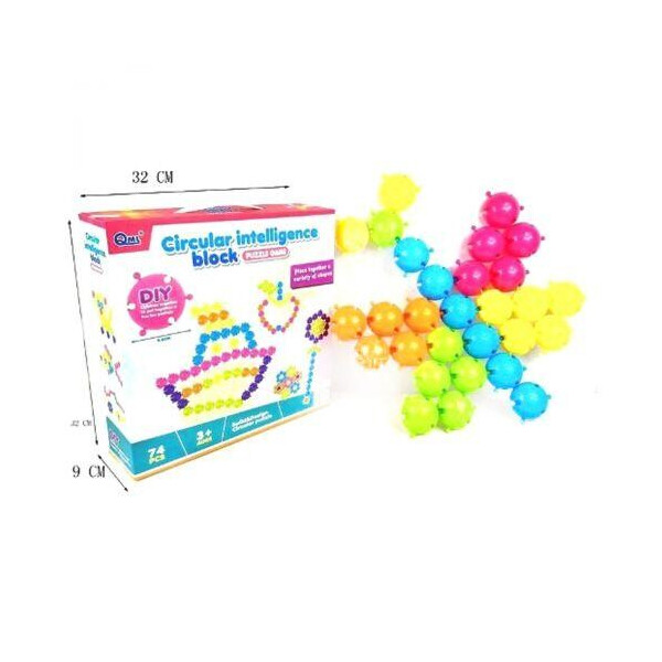

Развивающая игрушка "Circular Intelligence Block" 74 детали HC183392