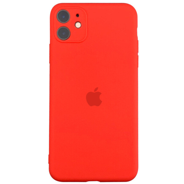 

Чехол Slim Silicone case full protective для Apple iPhone 11 (6.1) Красный / Red (119145)