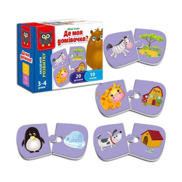 

Мини-игра "Где мой домик" (укр) VT5111-07