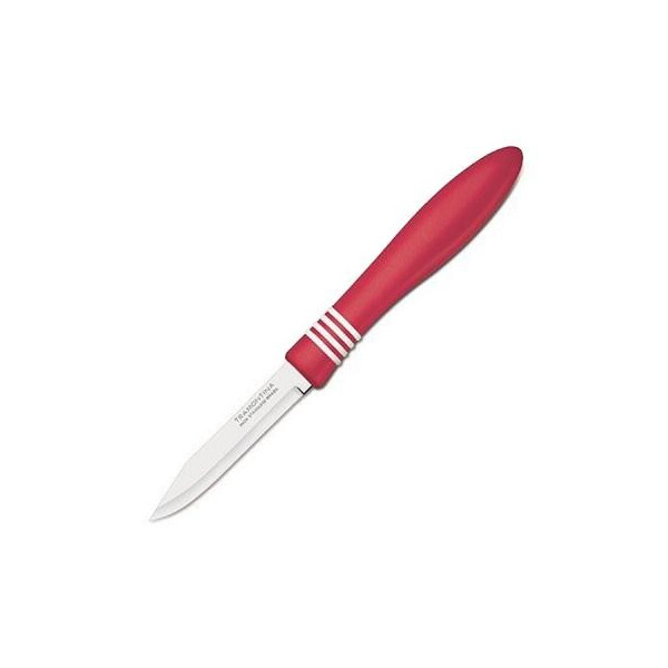 

Кухонный нож Tramontina COR & COR для овощей 76 мм Red (23461/173)