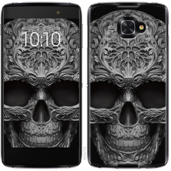 

Чехол на Alcatel idol 4s skull-ornament (04798)