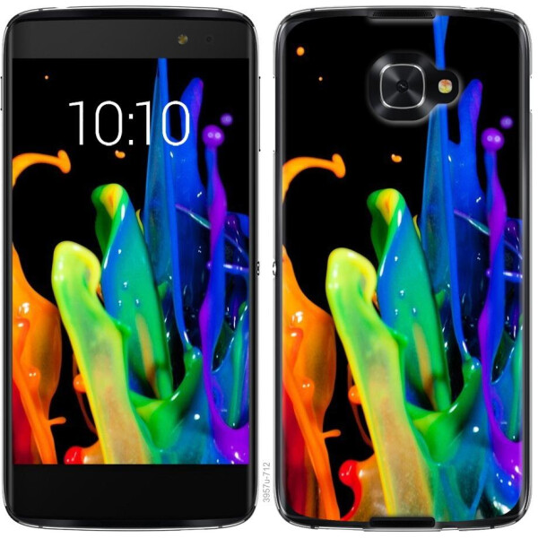 

Чехол на Alcatel idol 4s брызги краски (04798)