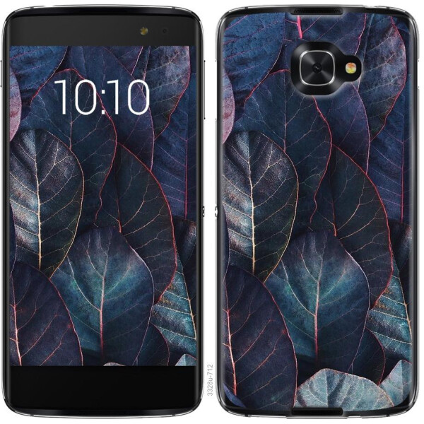 

Чехол на Alcatel idol 4s Листья v3 (04798)