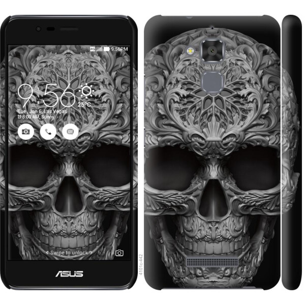 

Чехол на Asus Zenfone 3 Max ZC520TL skull-ornament (04798)