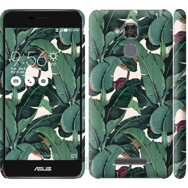 

Чехол на Asus Zenfone 3 Max ZC520TL Банановые листья (04798)