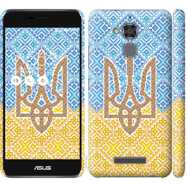 

Чехол на Asus Zenfone 3 Max ZC520TL Герб Украины 2 (04798)