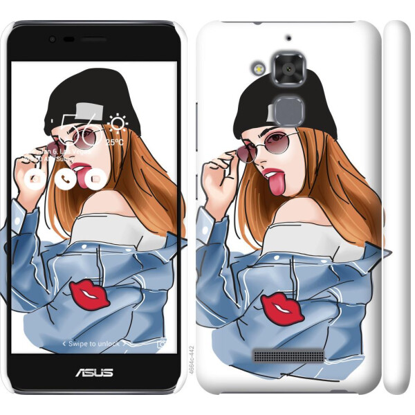 

Чехол на Asus Zenfone 3 Max ZC520TL Девушка v3 (04798)