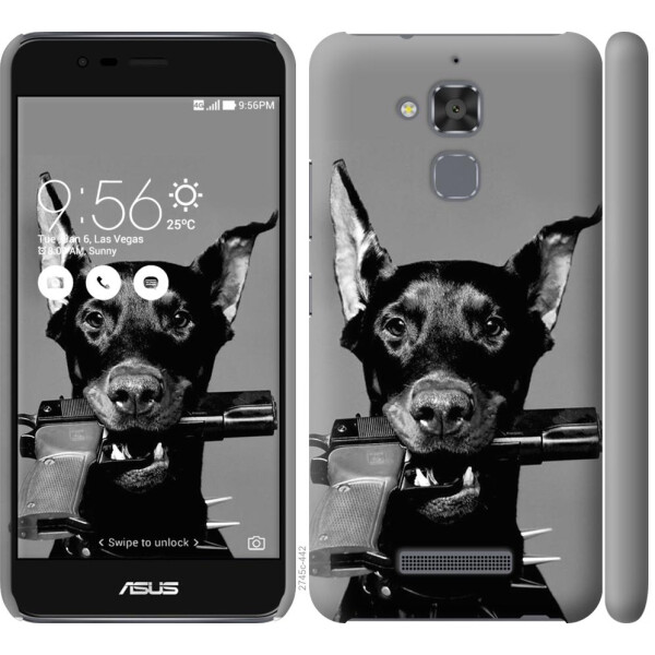 

Чехол на Asus Zenfone 3 Max ZC520TL Доберман (04798)