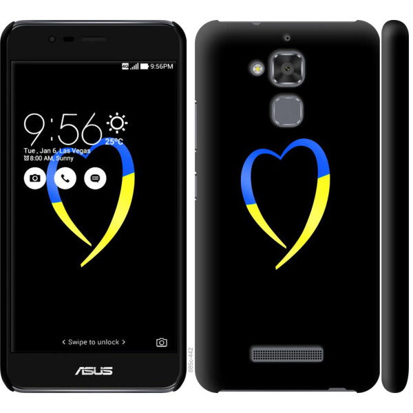 

Чехол на Asus Zenfone 3 Max ZC520TL Жёлто-голубое сердце (04798)