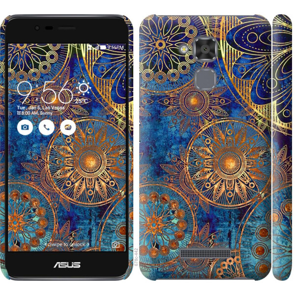 

Чехол на Asus Zenfone 3 Max ZC520TL Золотой узор (04798)