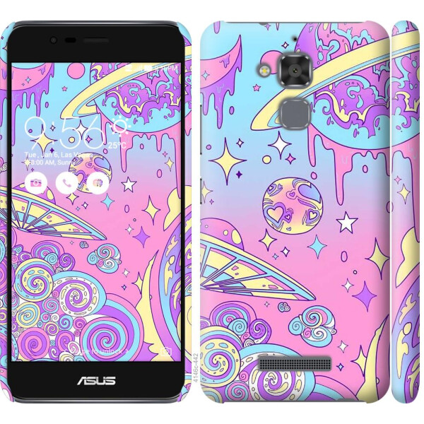 

Чехол на Asus Zenfone 3 Max ZC520TL Розовая галактика (04798)