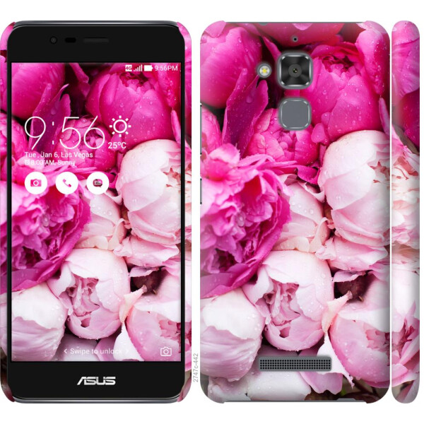 

Чехол на Asus Zenfone 3 Max ZC520TL Розовые пионы (04798)
