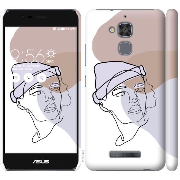 

Чехол на Asus Zenfone 3 Max ZC520TL Силуэт (04798)